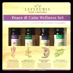 Essential Oil Peace and Calm Wellness set.